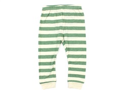 CeLaVi leggings elm green stripes viscose/merinowool